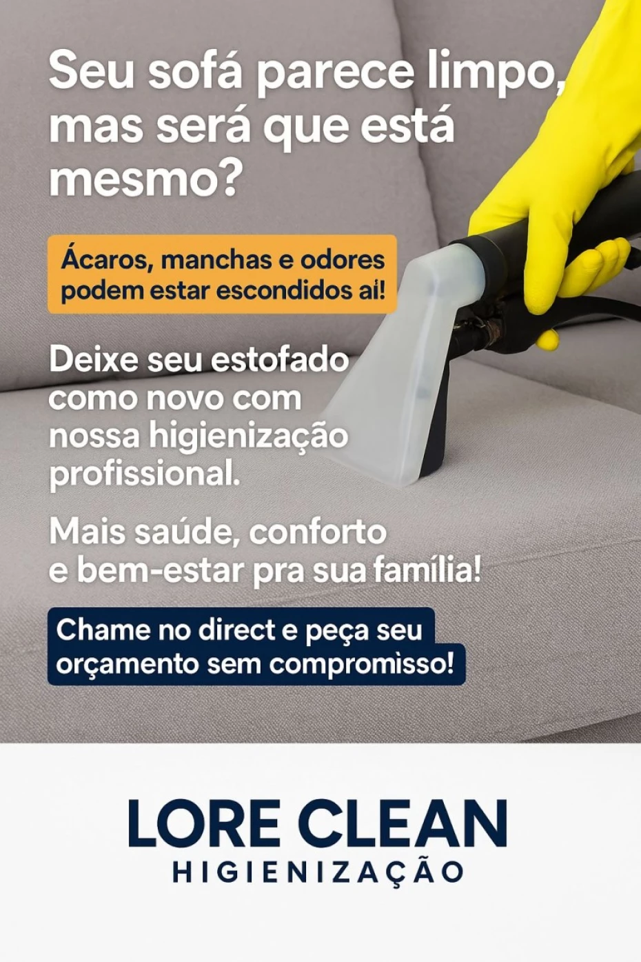 Foto 11:  — Lore Clean Higienização Residencial e Pós Obra 